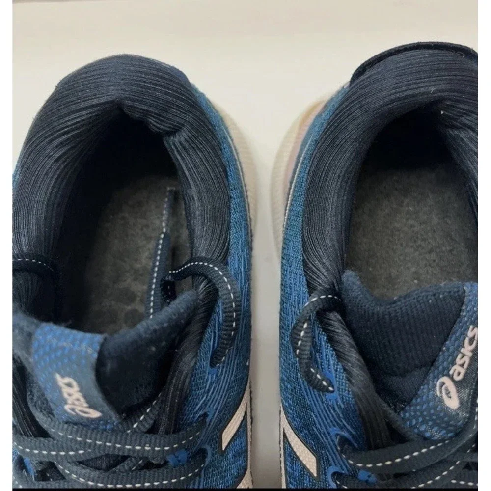 ASICS Gel-Nimbus 24 Running Shoes French Blue Barely Rose Women's 8